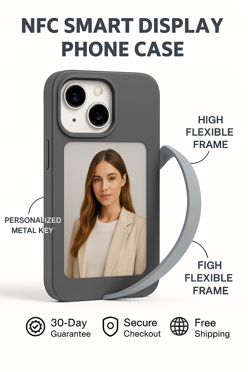 MonoLux™ Case Smart E-Ink Phone Cover